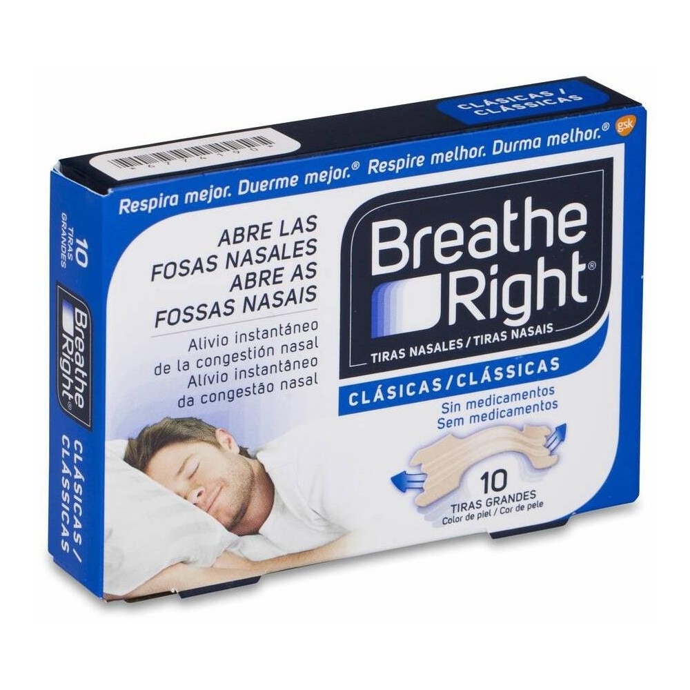 Breathe Right Tira Adhesiva Nasal Talla Grande, 10 Uds 2