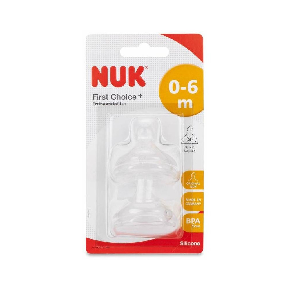 Nuk Fc Tetina Silicona Talla S 0-6 M, 2 Uds