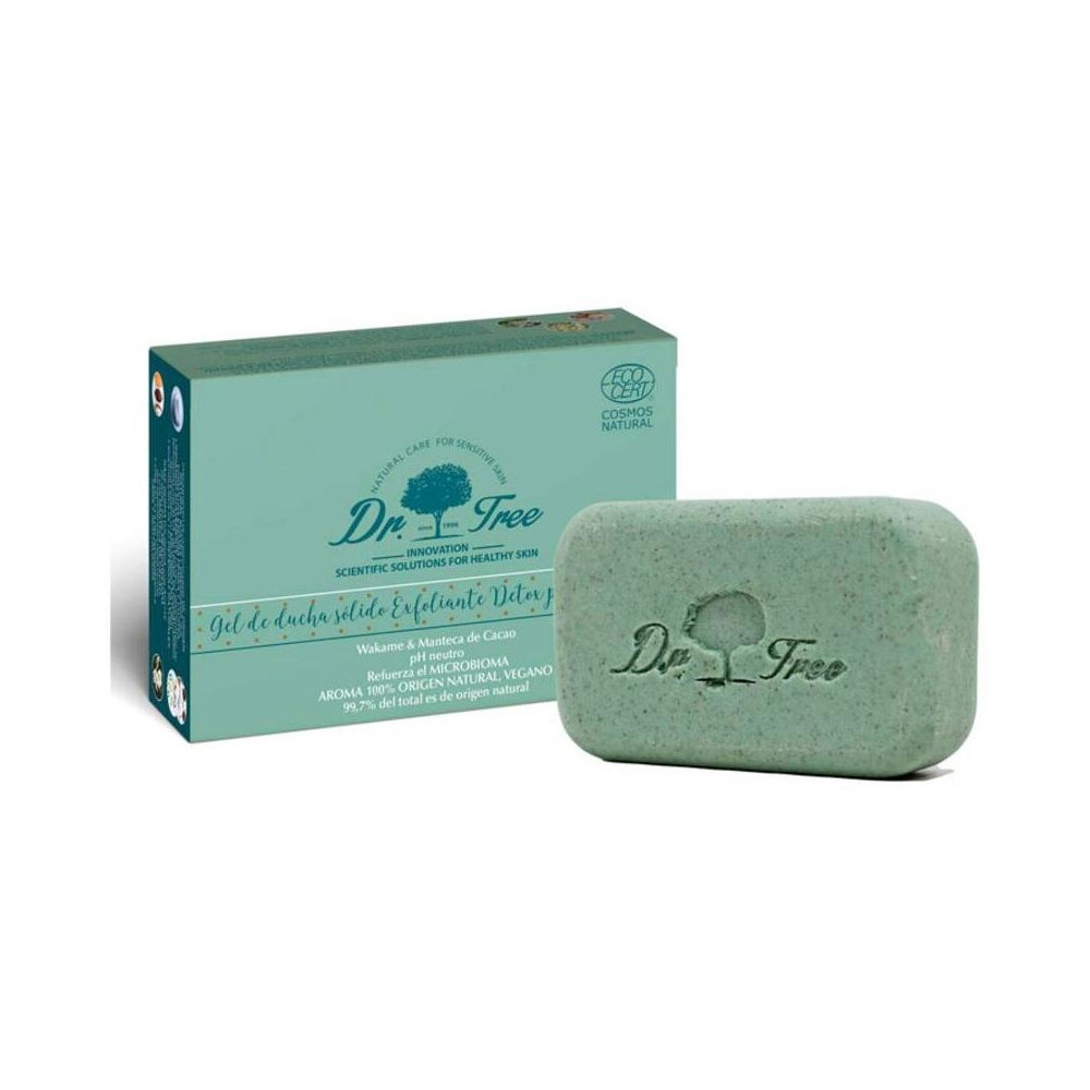 Dr. Tree Gel De Ducha Sólido Exfoliante Detox Piel Sensible 120G