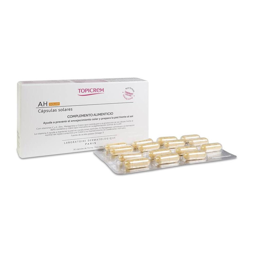 Topicrem Ah Theavit Solar 30 Caps