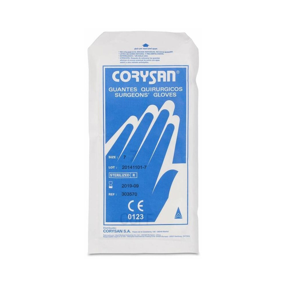 Corysan Guantes Quirúrgicos Esterilizados Talla 7.5, 2 Uds 2