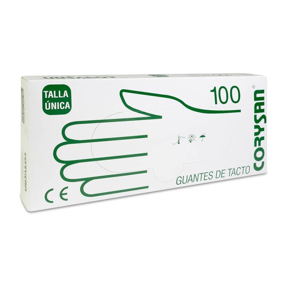Corysan Guante Tacto Normal, 100 Uds
