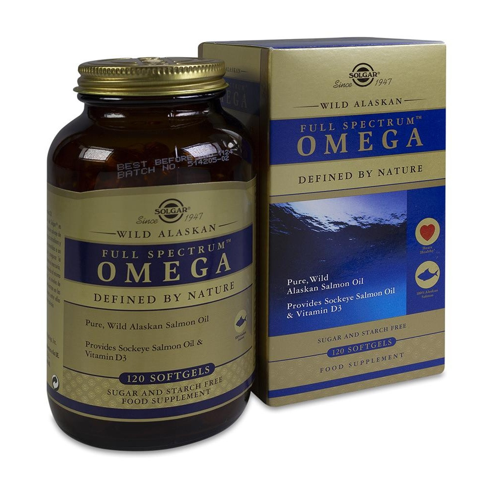 Solgar Full Spectrum Omega 120 Cápsulas