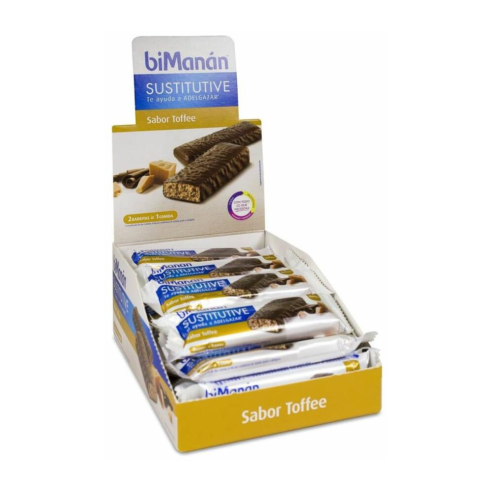 Bimanán Beslim Barritas Sabor Toffee Caramelo, 30 Barritas