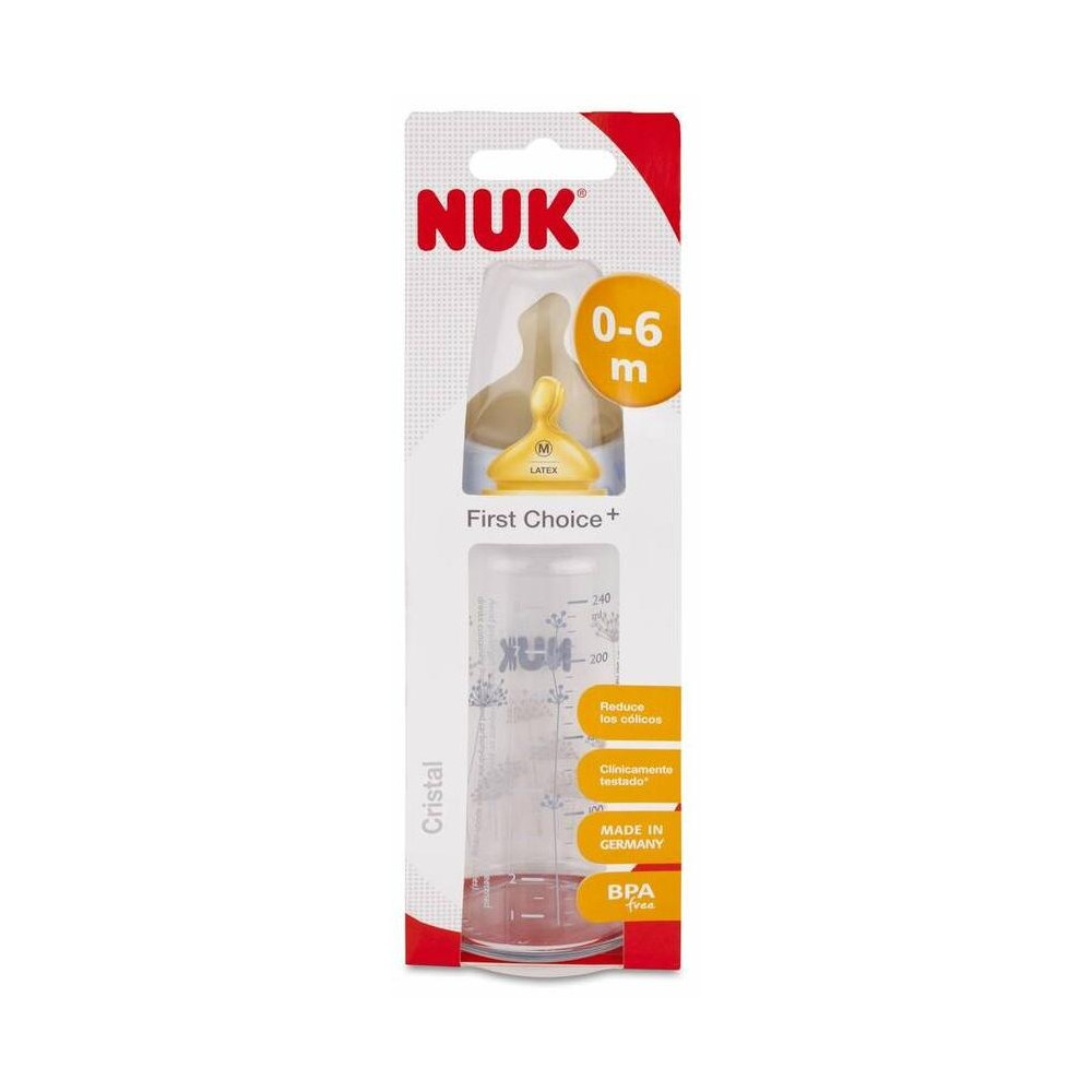 Nuk First Choice+ Temperature Control Biberón 0-6M 240Ml 1Ud