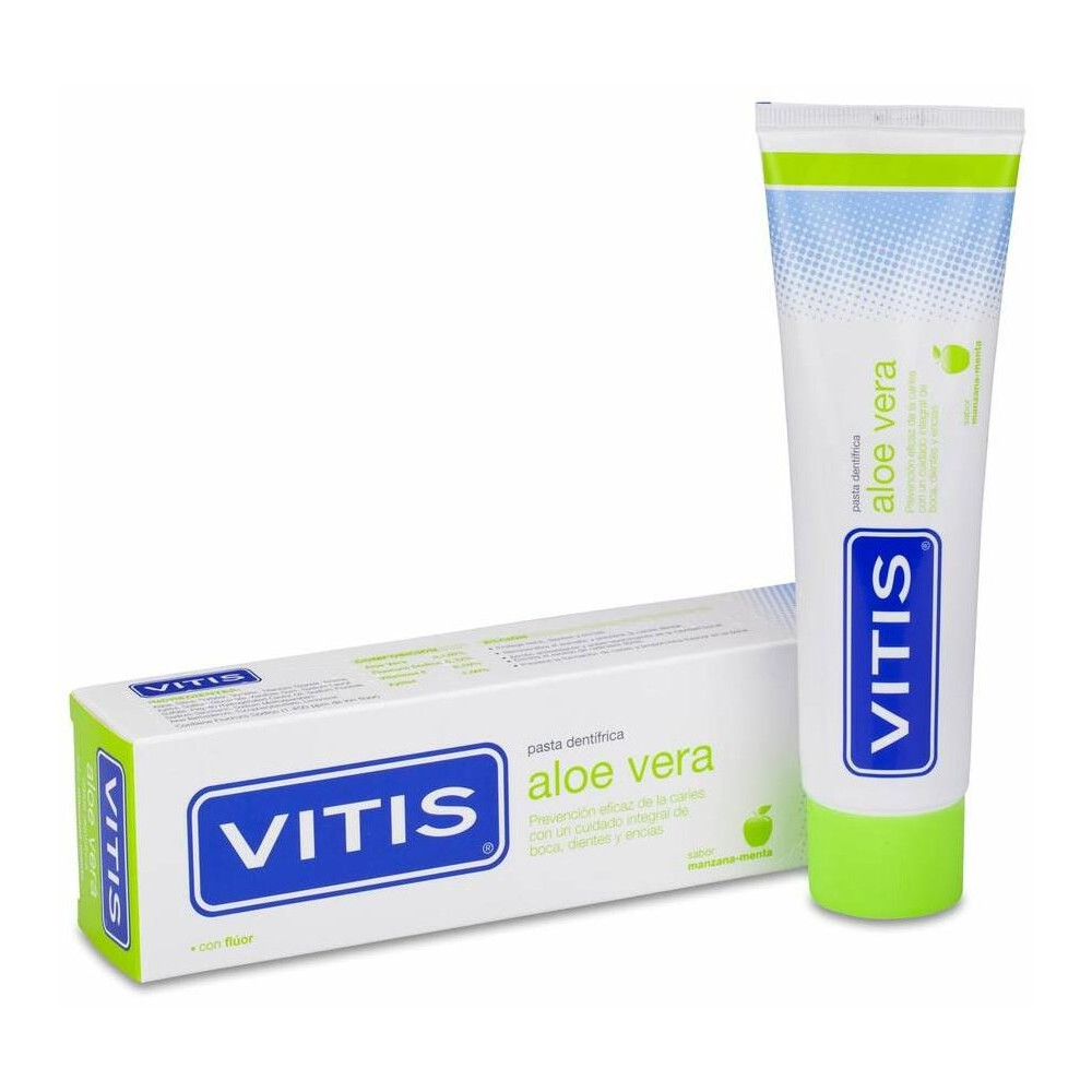 Vitis Aloe Vera Pasta Dentifrica Manzana, 100 Ml