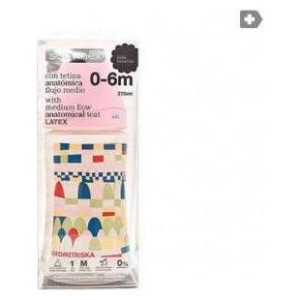 Suavinex® Biberón Tetina Látex Boca Ancha Talla 1 Orificio M 280Ml