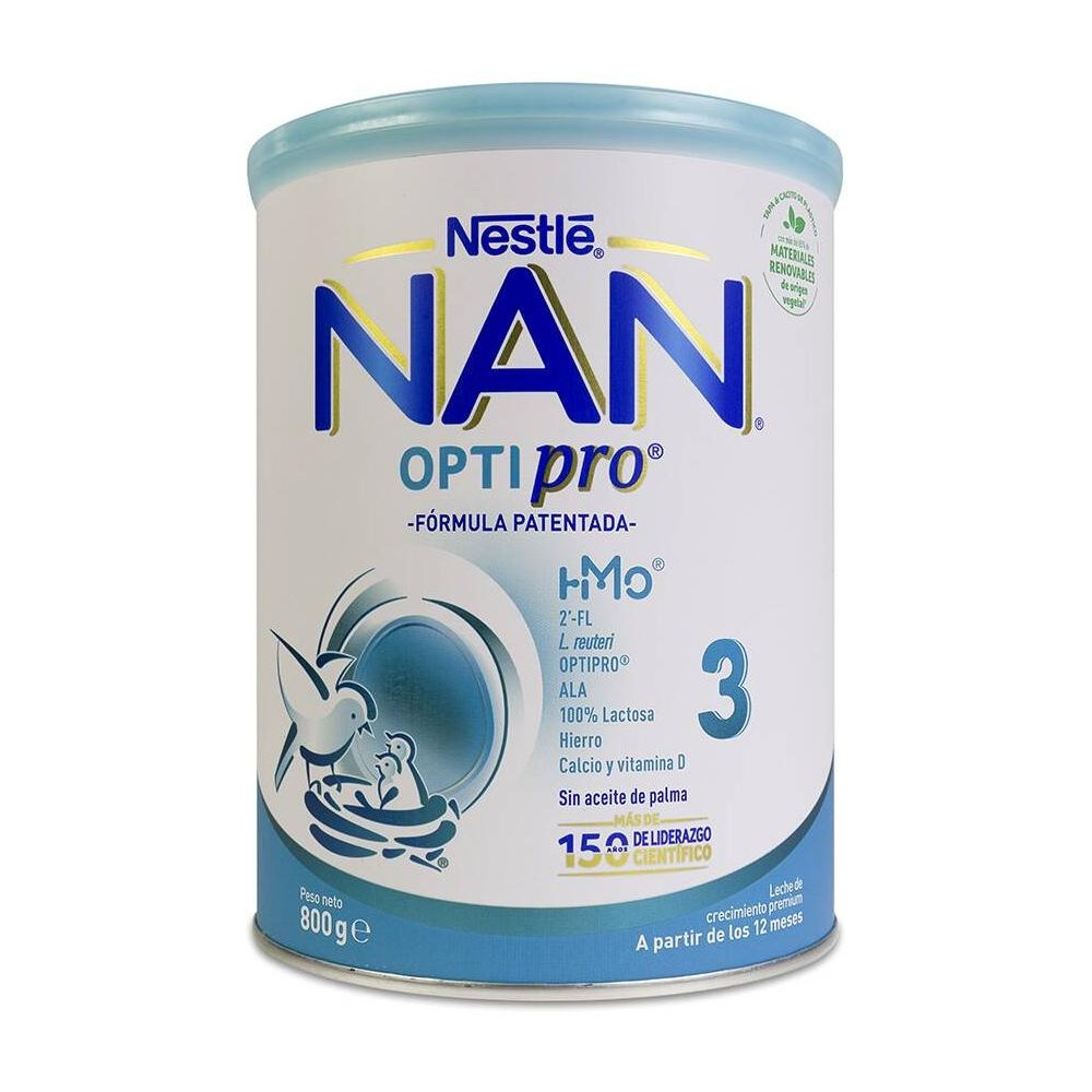 Nestle Nan Optipro 3 Leche De Crecimiento 800G
