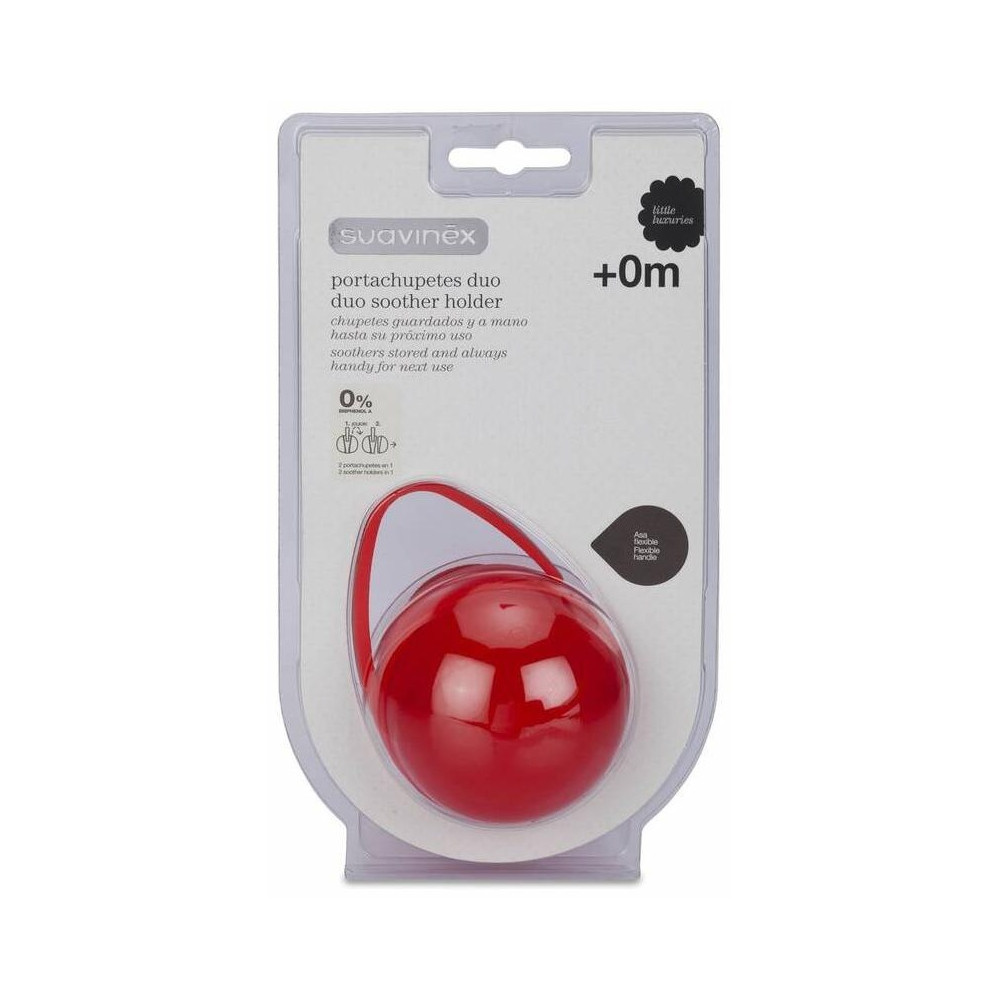 Portachupetes Duo 2 En 1 +0M 1 Unidad