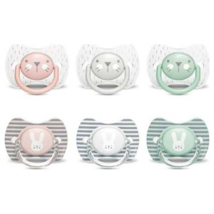 Suavinex Couture Chupete Fisiológico De Silicona 4-18 Meses, 1 Ud