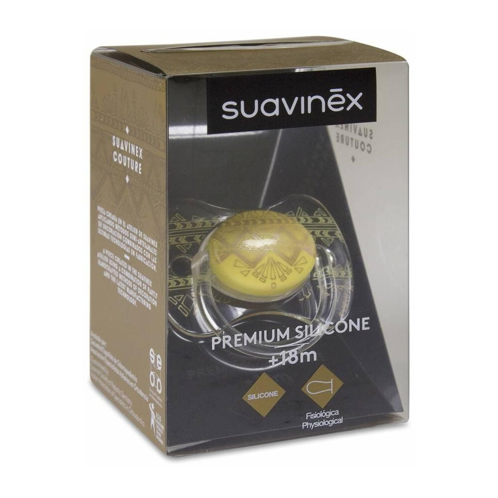 Suavinex Couture Chupete Fisiológico De Silicona +18 Meses, 1 Ud