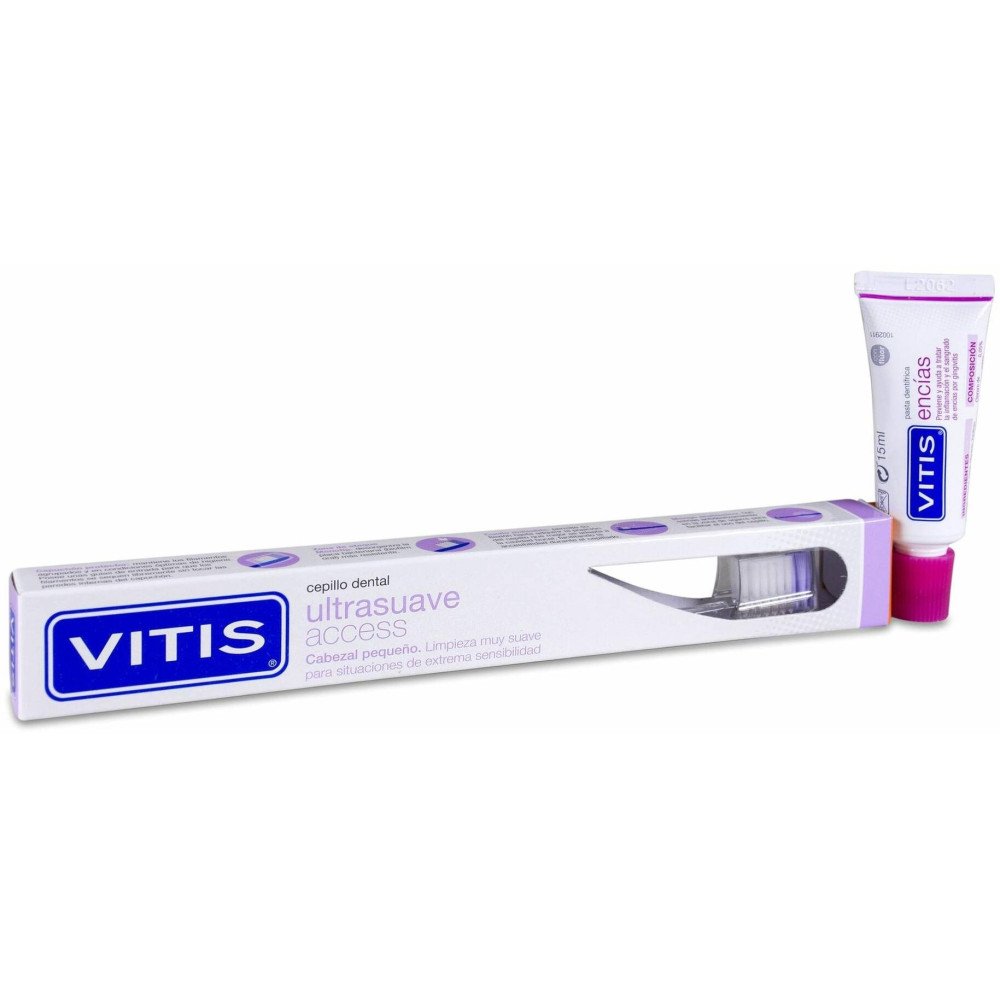 Pack Dentaid Vitis Cepillo Ultra Access + Mini Pastas Encias 15 Ml, 1 Unidad