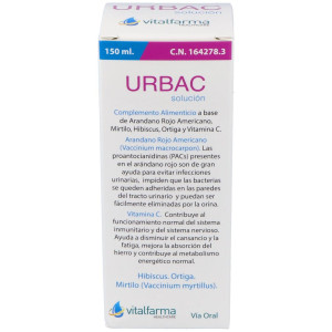Vitalfarma Urbac Solución, 150 Ml