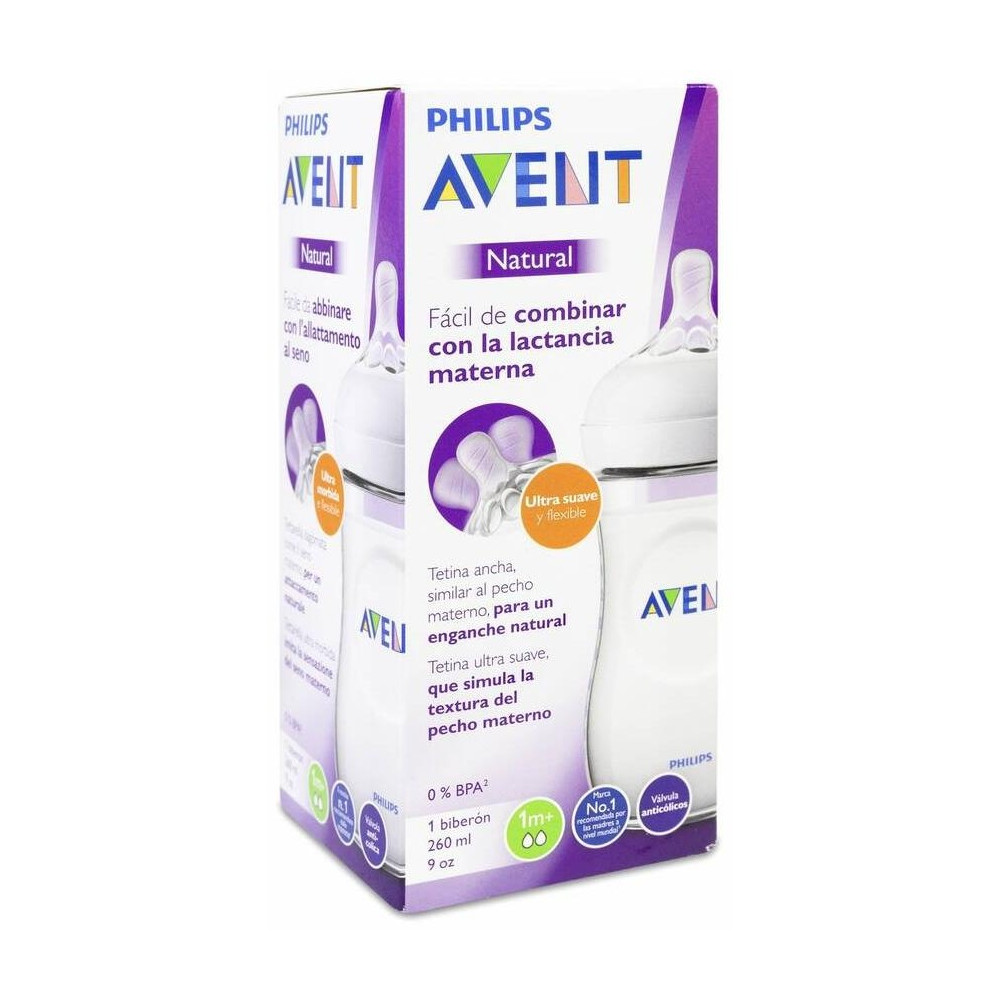 Philips Avent Biberón Natural, 260 Ml