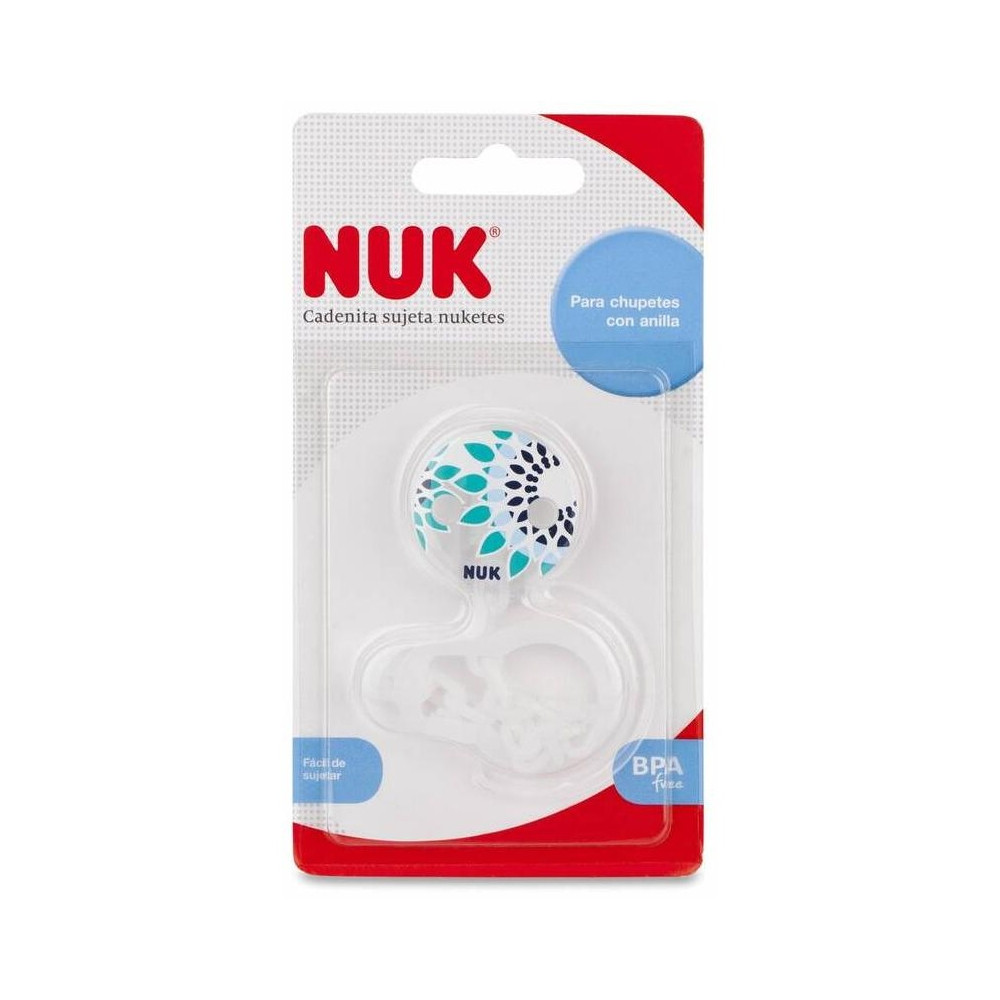 Nuk Cadenita Sujeta Chupetes Tritan, 1 Unidad