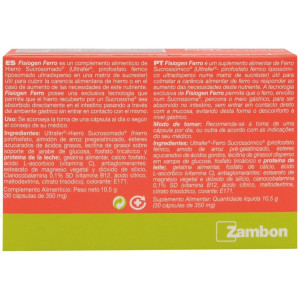 Fisiogen Ferro, 30 Cápsulas