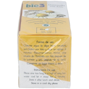 Bie3 Infusión Manzanilla Con Anís 25 Filtros