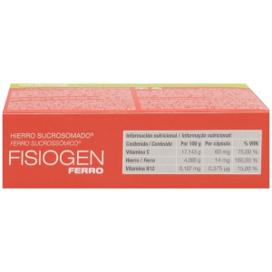 Fisiogen Ferro, 30 Cápsulas
