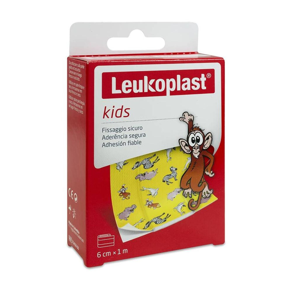 Leukoplast Pack Pro Kids + Zoo-Tiras-6 Tiras 6 Cm X 1 M