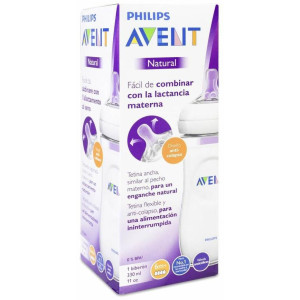 Avent Biberón Natural +6M 330 Ml, 1 Ud