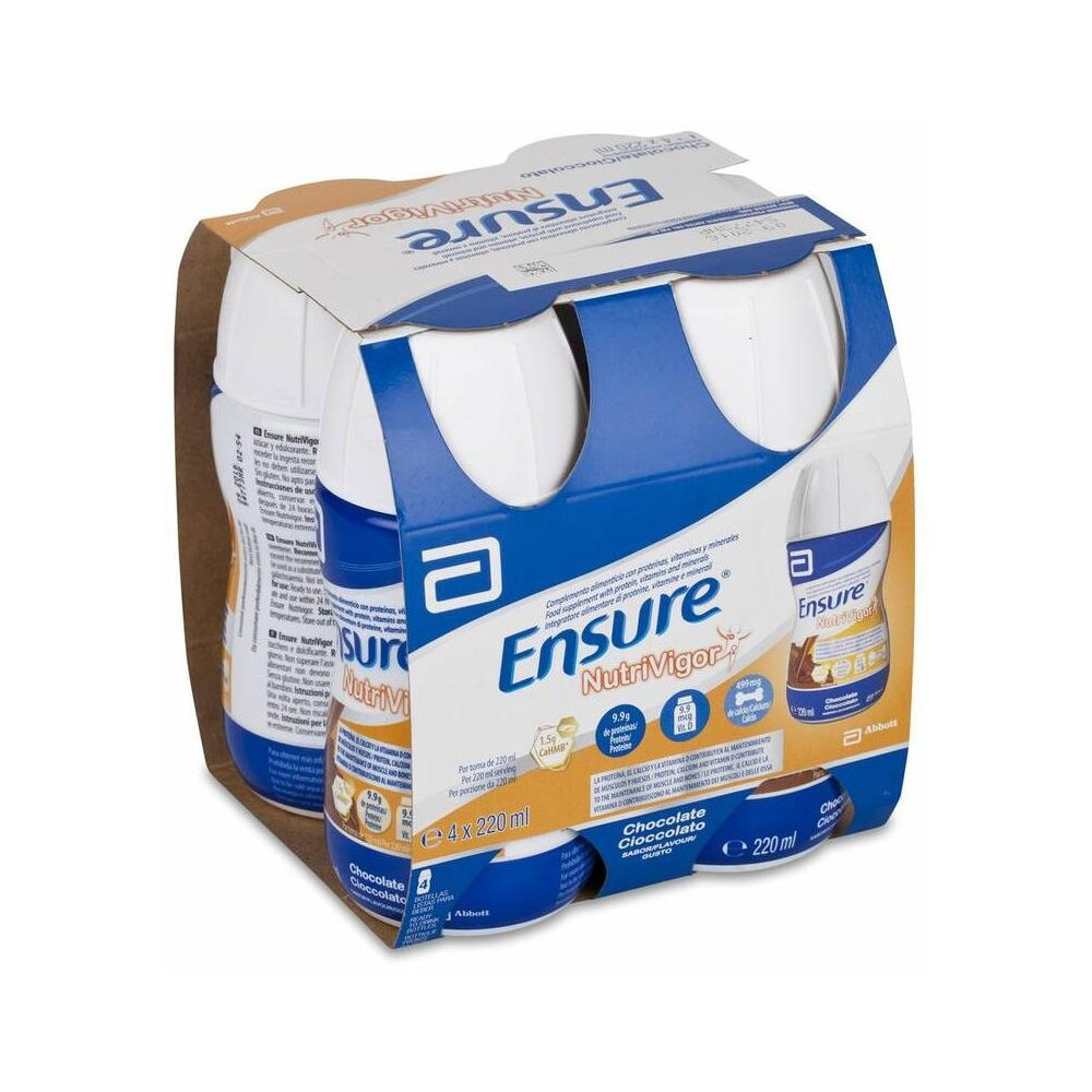 Ensure Nutrivigor Sabor Chocolate 4X220Ml