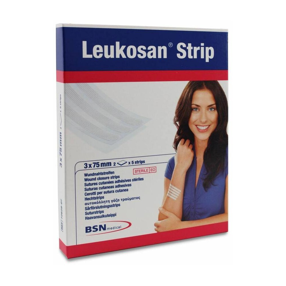 Leukosan Strip 3 X 75Mm, 5 Uds