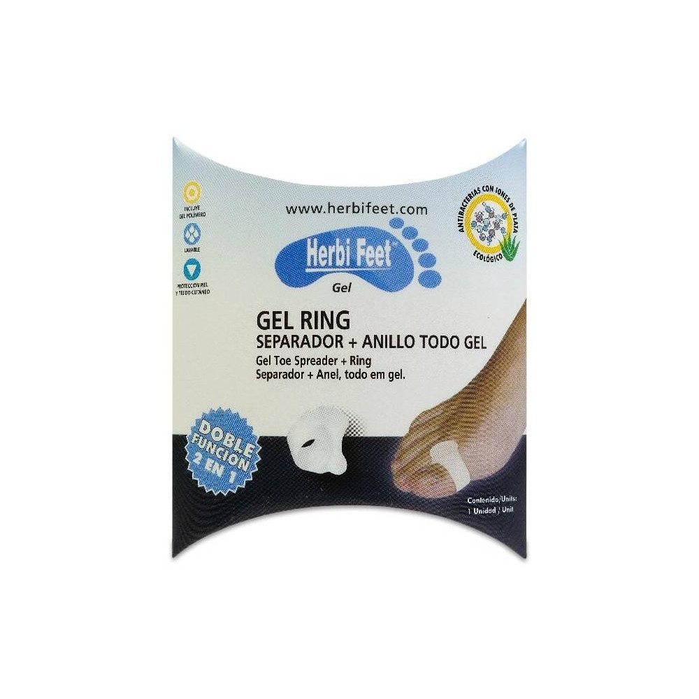 Herbi Feet Gel Ring Separador + Anillo Todo Gel, 1 Unidad´