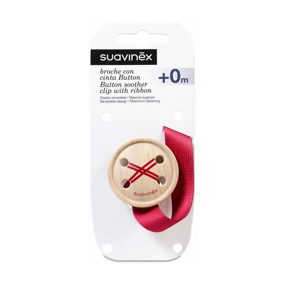 Suavinex Sujetachupetes Botón Con Cinta 1Ud