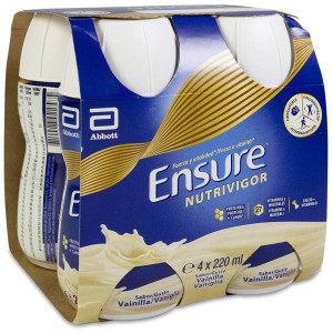 Ensure Nutrivigor Sabor Vainilla 4X220Ml