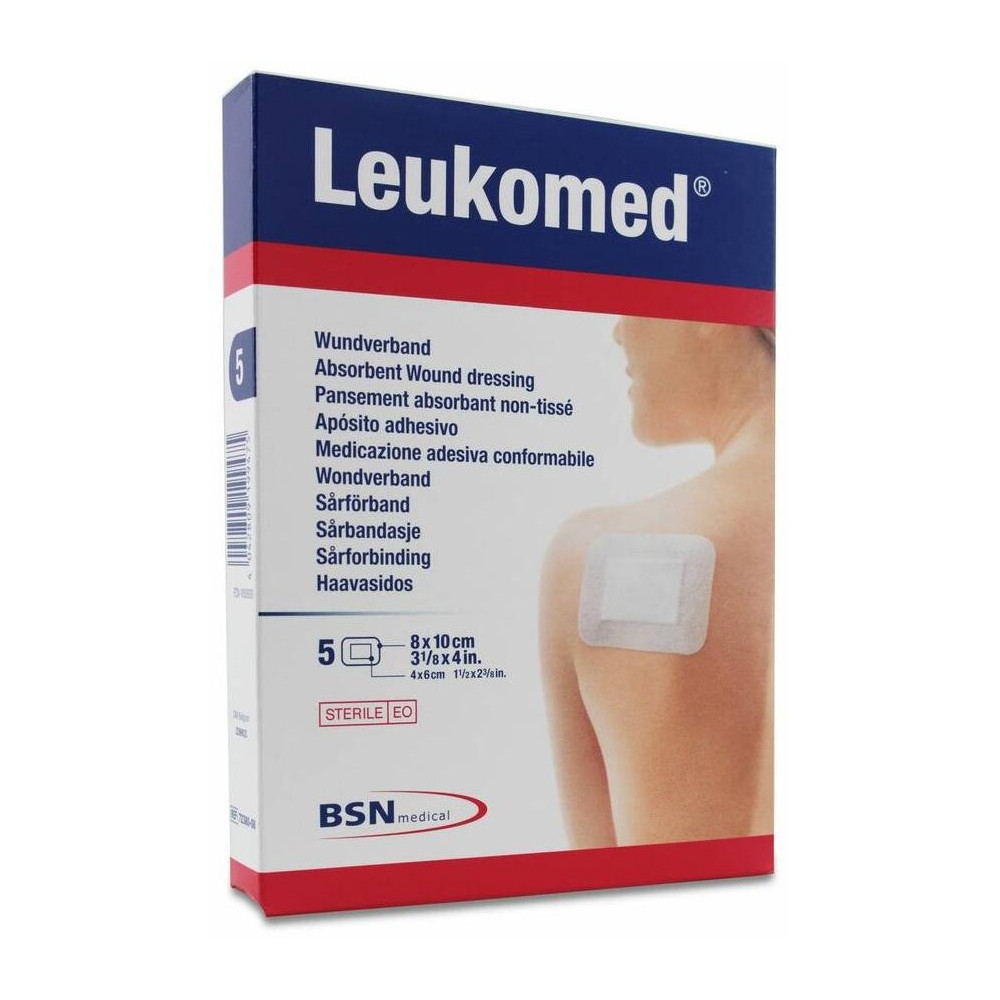 Leukomed Apósito Postoperatorio 8Cm X 10Cm, 5 Uds