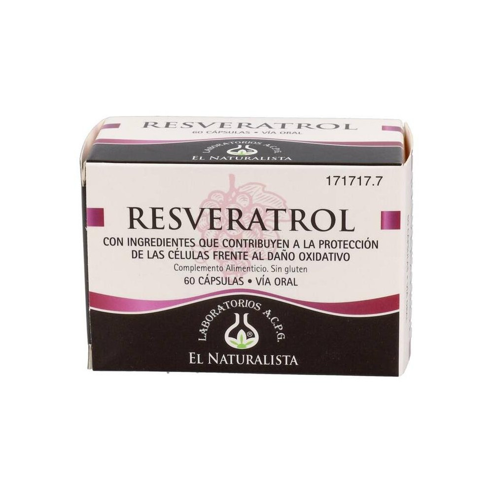El Naturalista Resveratrol, 60 Cápsulas