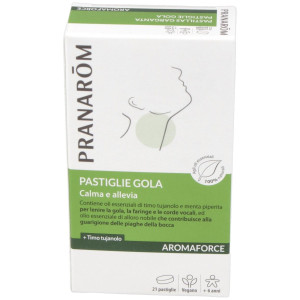 Pranarôm Aromaforce Pastillas Calmantes Garganta 21Uds