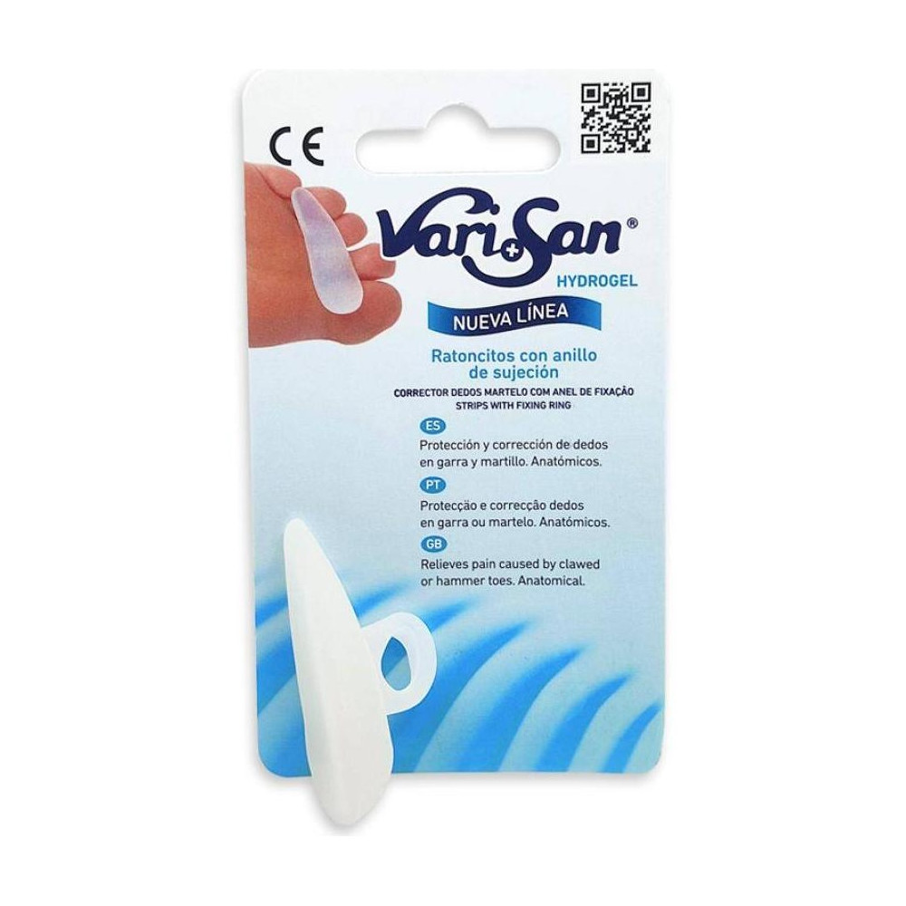 Varisan Hydrogel Ratoncitos Con Anillo De Sujeción Talla Grande Pie Izquierdo, 1 Ud