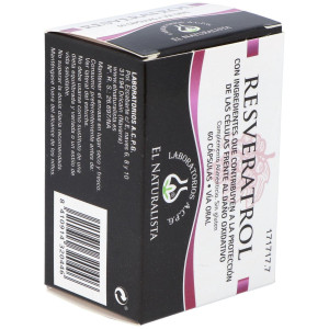 El Naturalista Resveratrol, 60 Cápsulas
