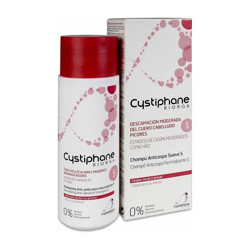 Cystiphane Champú Anticaspa Suave, 200 Ml