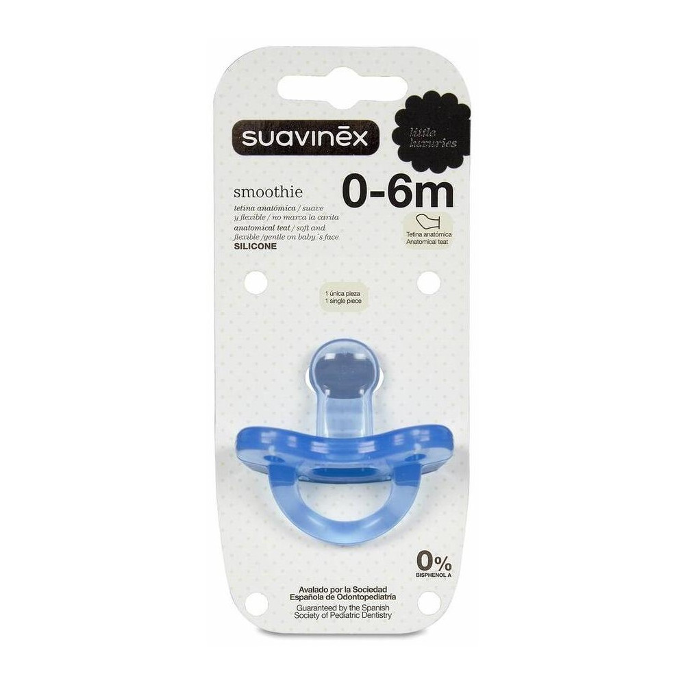 Suavinex® Chupete Anatómico Tetina Silicona 0-6 Meses 1Ud