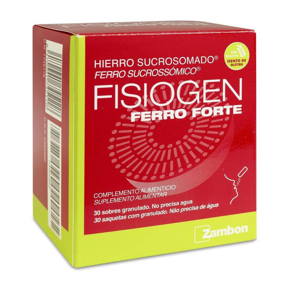 Fisiogen Ferro Forte Granulado, 30 Sobres