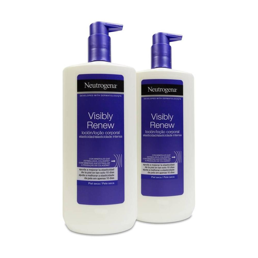 Duplo Neutrogena Visibly Renew Loción Corporal Elasticidad Intensa, 2 Unidades X 750 Ml 2