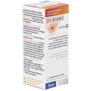 Pileje D3 Biane Gotas, 20 Ml