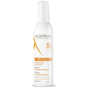 A-Derma Protect Fotoprotector Spray Spf50+, 200 Ml