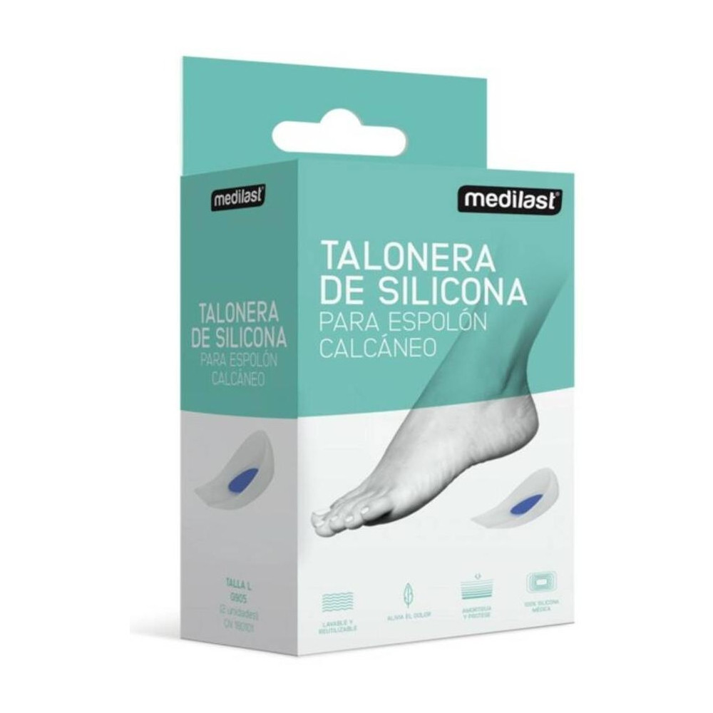 Medilast Talonera De Silicona Confort Talla M, 2 Uds