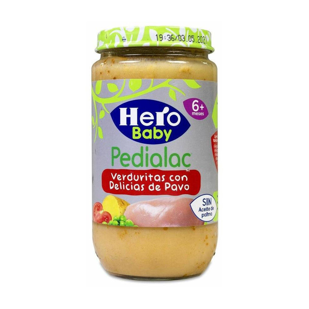 Hero Baby Pedialac Verduras Tiernas Con Pavo, 235 G