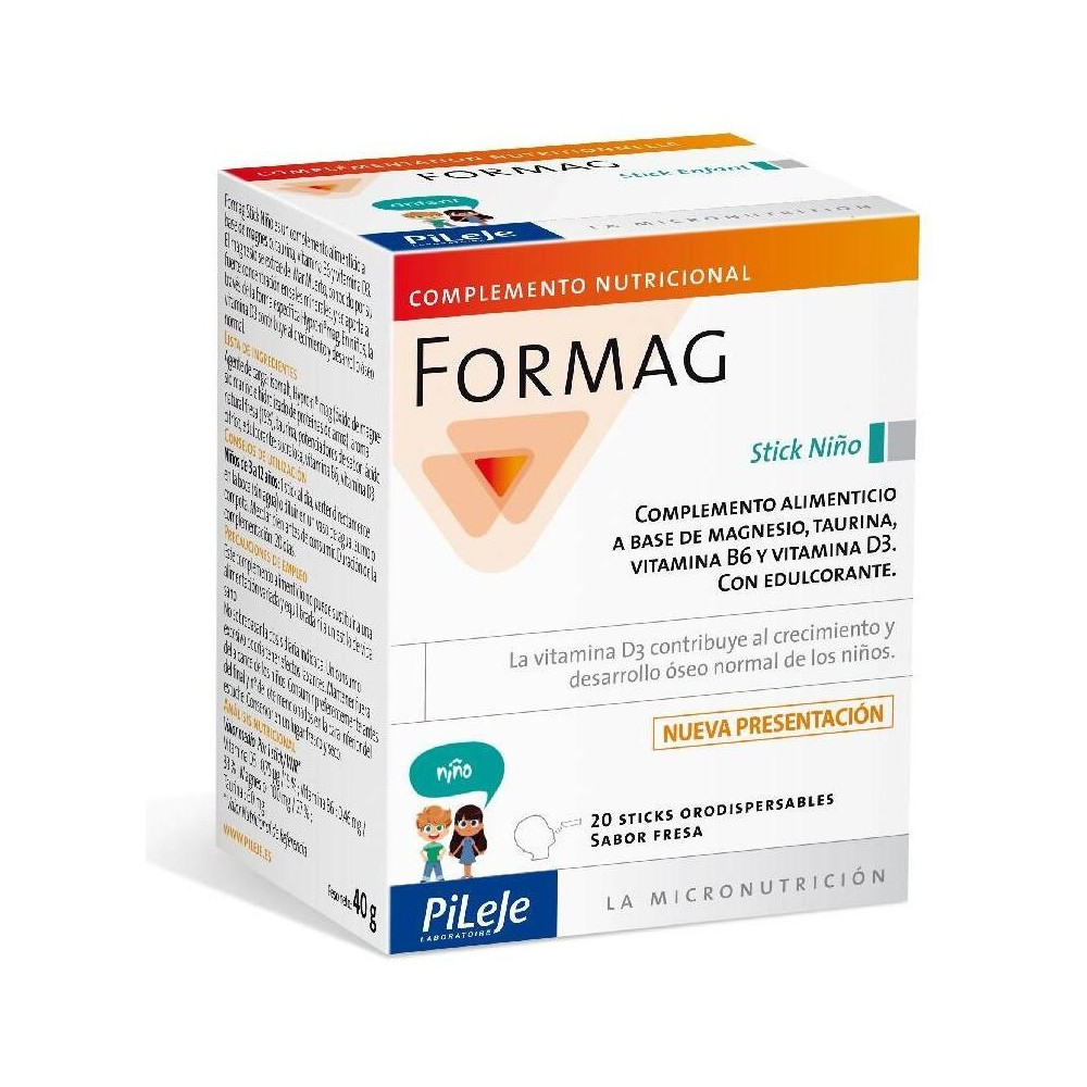 Pileje Formag Infantil Sabor Fresa 20 Stick