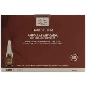 Martiderm Hair System Tratamiento Anticaída 28 Ampollas