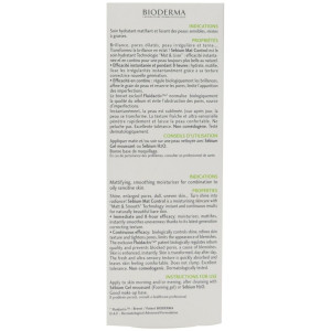 Sébium Mat Control Hidrata Y Matifica De Forma Duradera, Antibrillos Y Matificantes Bioderma - Perfumes Club