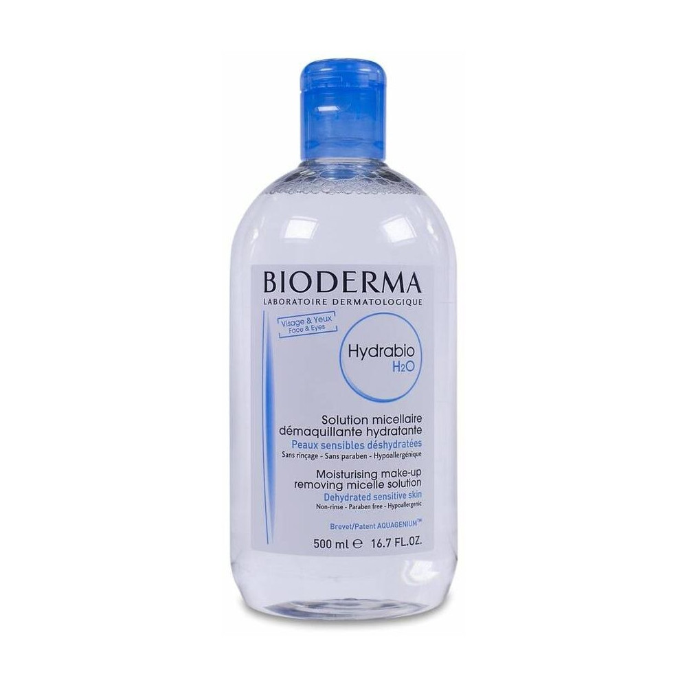 Bioderma Hydrabio H2O Agua Micelar Piel Deshidratada, 500 Ml