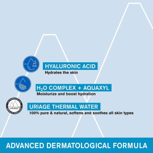 Uriage Eau Thermale Crema Facial Hidratante Con Ácido Hialurónico 40 Ml