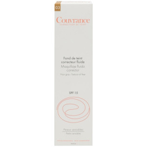 Avène Couvrance Base De Maquillaje Fluido Corrector Color Arena 30Ml