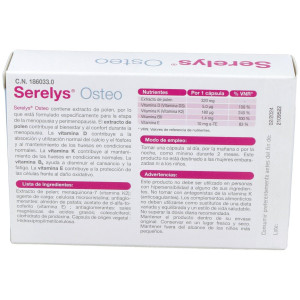 Serelys Osteo, 30 Cápsulas
