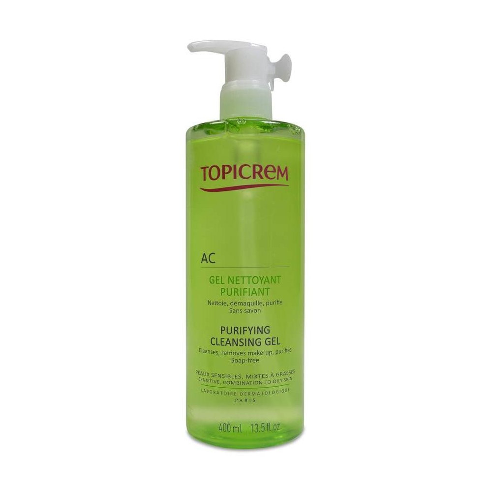 Topicrem Ac Gel Limpiador Purificante 400 Ml